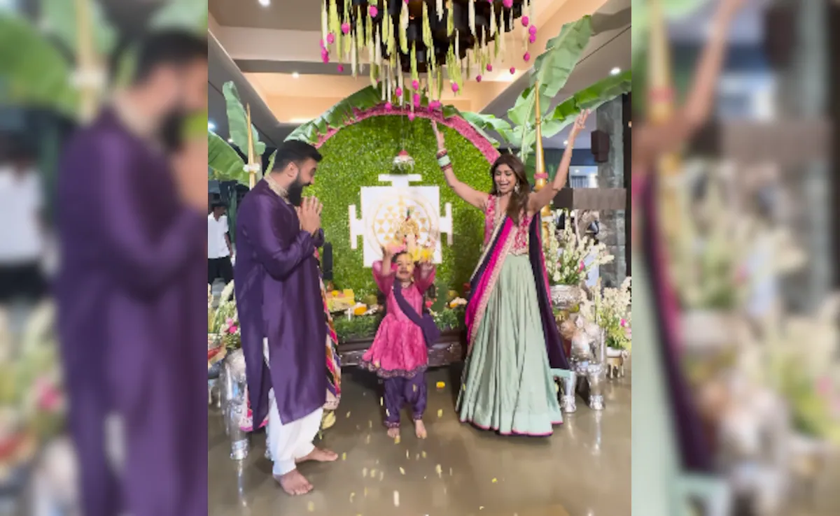 Inside Shilpa Shetty's Ganesh Chaturthi Festivities With Family