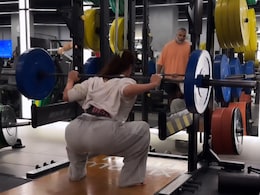 You Will Surely Feel Your Glutes Burn In A Good Way If You Follow Disha Patani's Weighted Squats