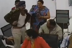 Old Video Of Cop Removing Uniform After Argument With BJP Leader Goes Viral Old Video Of Cop Removing Uniform After Argument With BJP Leader Goes Viral