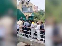 Video: Chandrababu Naidu's Close Call With A Train On A Railway Bridge Video: Chandrababu Naidu's Close Call With A Train On A Railway Bridge