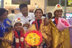 From Garlands To Dhol... Paralympic Medalists Receive Grand Welcome From Garlands To Dhol... Paralympic Medalists Receive Grand Welcome