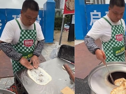 Street Vendor Makes Amritsari Kulcha In China, Viral Video Impresses Desis