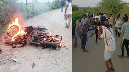 बारां में गणेश विसर्जन के दौरान दो पक्षों में पत्थरबाजी, बाइक में लगाई आग; कई घायल