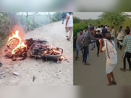 बारां में गणेश विसर्जन के दौरान दो पक्षों में पत्थरबाजी, बाइक में लगाई आग; कई घायल