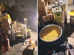 श्रीगंगानगरः महादेव इंडस्ट्रीज में बन रहा था नकली घी, स्वास्थ्य विभाग की रेड में 400 लीटर मिलावटी घी जब्त श्रीगंगानगरः महादेव इंडस्ट्रीज में बन रहा था नकली घी, स्वास्थ्य विभाग की रेड में 400 लीटर मिलावटी घी जब्त