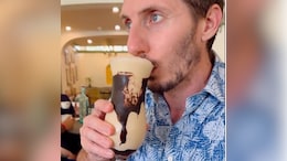 Cold Coffee Face-Off: Woman Makes Italian Partner Try Indian Cold Coffee For First Time, His Reaction...