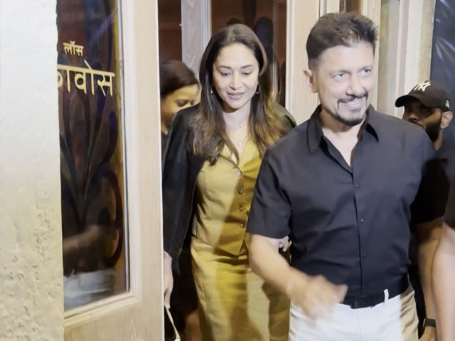 Inside Madhuri Dixit's Dinner Date With Husband Dr Sriram Nene