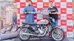 Prince Lakshyaraj Singh Mewar Of Udaipur Takes Delivery Of BSA Gold Star 650