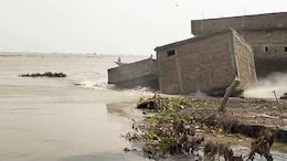 Video: Swollen Ganga Swallows Up Houses In Bihar
