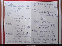 Retired Bureaucrat Shares Pic Of Wife's 'Guide' For Buying Vegetables, Leaves Internet In Stitches Retired Bureaucrat Shares Pic Of Wife's 'Guide' For Buying Vegetables, Leaves Internet In Stitches