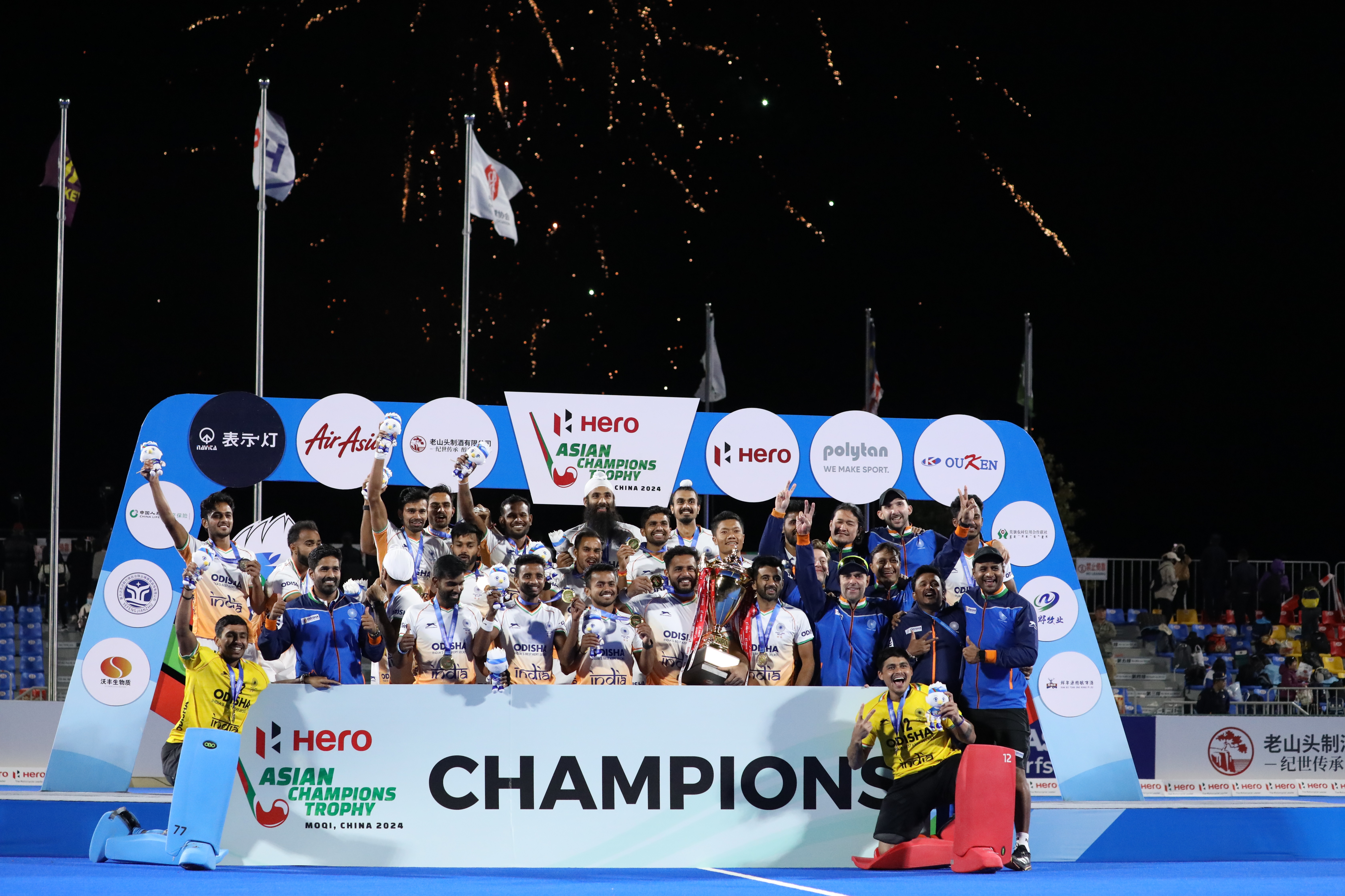 India win against China