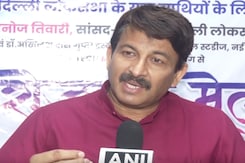 Manoj Tiwari On Atishi Sitting Next To Kejriwal's Empty Chair Manoj Tiwari On Atishi Sitting Next To Kejriwal's Empty Chair