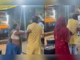 भाजपा नगरसेवकाची महिलांनी केली धुलाई, भर बाजारात चोपले ! पाहा Video भाजपा नगरसेवकाची महिलांनी केली धुलाई, भर बाजारात चोपले ! पाहा Video