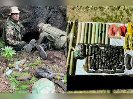 जंगल के बीच पेड़ की जड़ में छिपाए थे हथियार, कुपवाड़ा में सेना को मिला विस्फोटकों का जखीरा