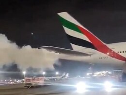 Video: Smoke Comes Out Of Dubai-Bound Flight In Chennai Before Takeoff Video: Smoke Comes Out Of Dubai-Bound Flight In Chennai Before Takeoff