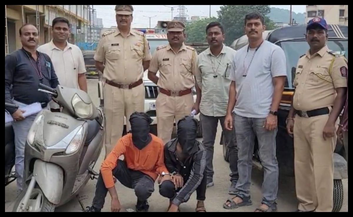 बाईक चोरली पण एक चूक महागात पडली, कल्याण APMC मार्केटमध्ये दोघांना अटक