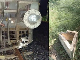 Rajasthan: राजस्थान में बड़ा ट्रेन हादसा टला, ट्रैक पर सीमेंट का ब्लॉक रखा; तीसरी बार ट्रेन को बेपटरी करने की साजिश Rajasthan: राजस्थान में बड़ा ट्रेन हादसा टला, ट्रैक पर सीमेंट का ब्लॉक रखा; तीसरी बार ट्रेन को बेपटरी करने की साजिश