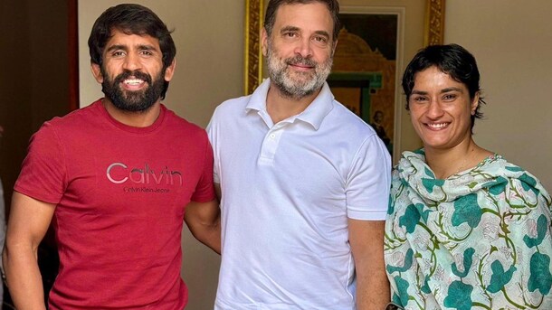 Vinesh Phogat, Bajrang Punia To Contest Haryana Polls As Congress Candidates