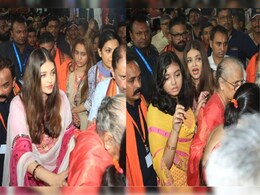 Aishwarya Rai Bachchan Visits GSB Ganpati Pandal With Daughter Aaradhya And Mom Brindya, Abhishek Bachchan Gives It A Miss Aishwarya Rai Bachchan Visits GSB Ganpati Pandal With Daughter Aaradhya And Mom Brindya, Abhishek Bachchan Gives It A Miss