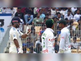 Watch: Rishabh Pant's Argument With Litton Das Heats Things Up During Chennai Test