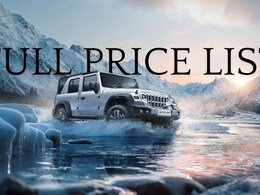 Mahindra Thar Roxx FULL Variant-Wise Price List: Complete Trim Line-Up