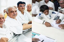 Haryana Polls: Bhupinder Hooda, Vinesh Phogat File Nomination Haryana Polls: Bhupinder Hooda, Vinesh Phogat File Nomination