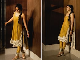 No Matter The Monsoon Weather, Keerthy Suresh's Yellow Suit Shines Bright Even On A Rainy Day No Matter The Monsoon Weather, Keerthy Suresh's Yellow Suit Shines Bright Even On A Rainy Day