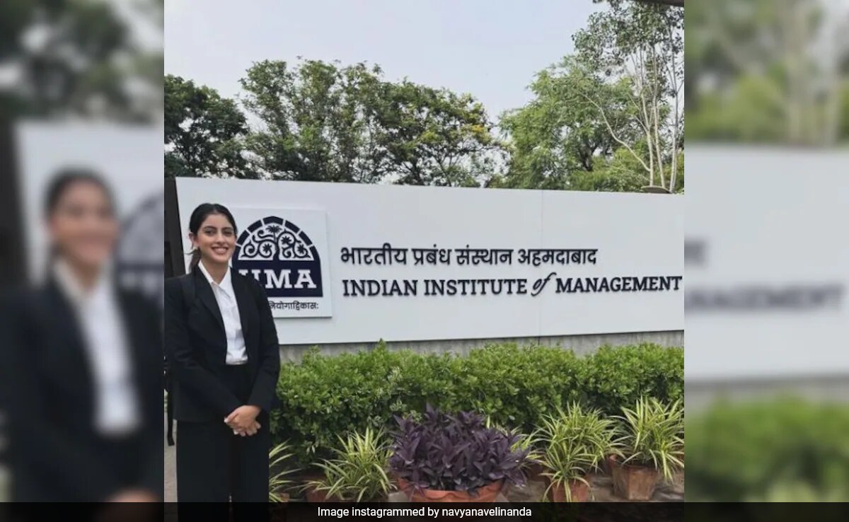 Amitabh Bachchan's Granddaughter Navya Naveli Nanda Joins IIM Ahmedabad: "Dreams Do Come True"