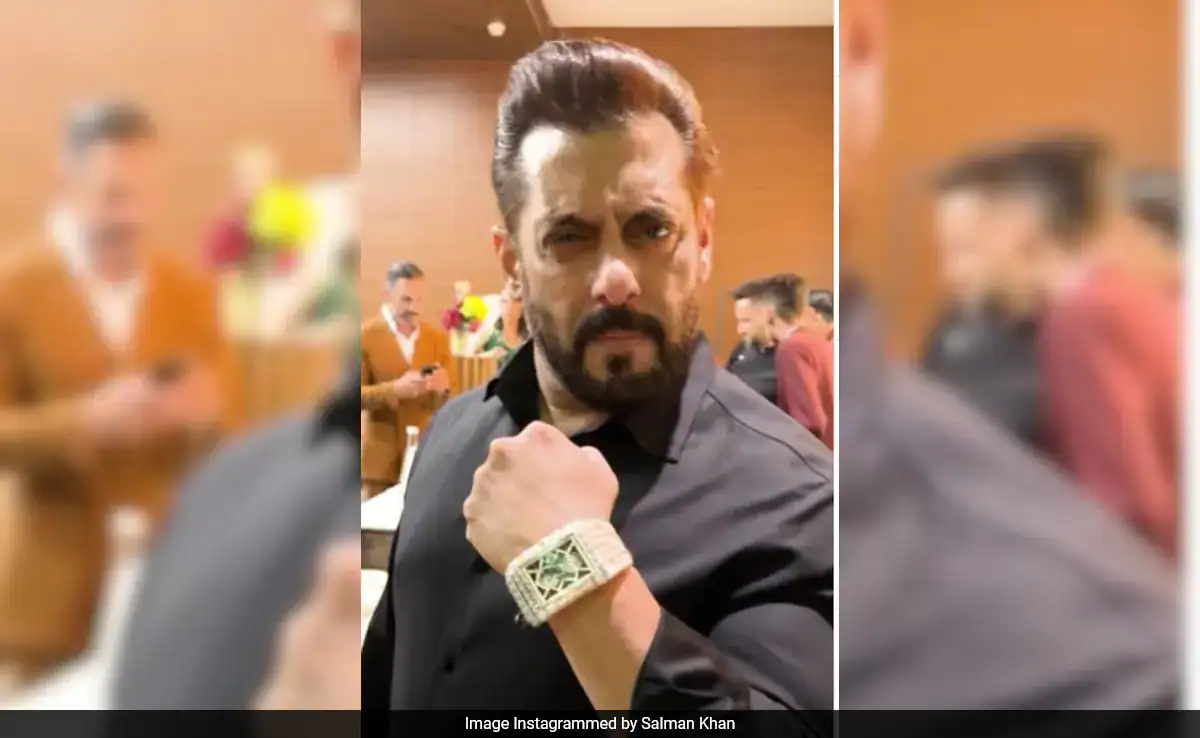 Salman Khan Shows Off Luxury Watch Studded With 714 White Diamonds. The Internet Is Thrilled