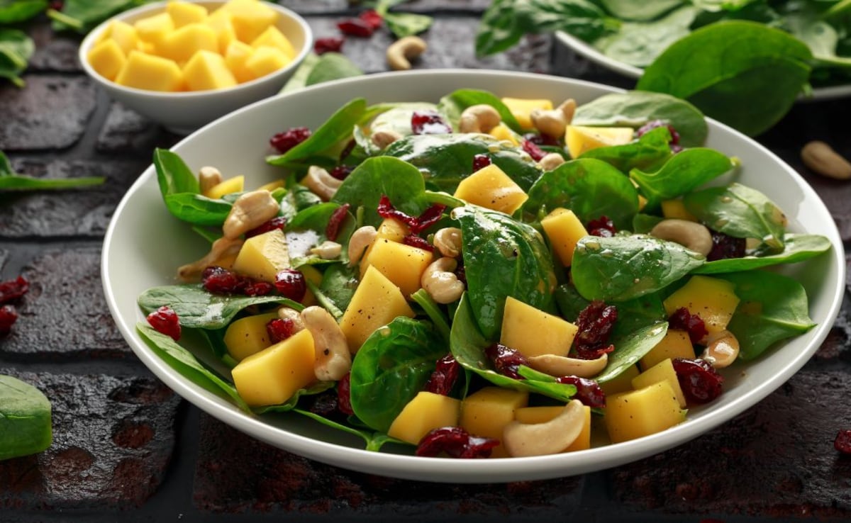 The Caribbean Salad at Pop Tates is a refreshing treat. 