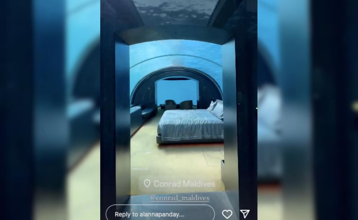 Alanna Panday enjoys “lunch under the sea” at the world’s first undersea restaurant in Maldives
