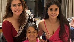Kajol Celebrates Mother Tanuja's 81st Birthday With A Gorgeous Photo Cake - See Pic