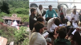 हर्ष भैरव मंदिर से श्रद्धालुओं को लेकर लौट रहा ट्रैक्टर-ट्राली खाई में गिरा, एक लोग की मौत; कई घायल