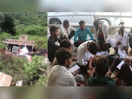 हर्ष भैरव मंदिर से श्रद्धालुओं को लेकर लौट रहा ट्रैक्टर-ट्राली खाई में गिरा, एक लोग की मौत; कई घायल