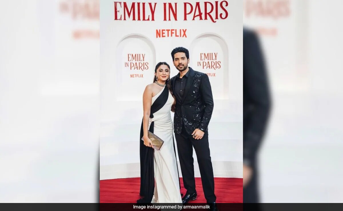 Armaan Malik And Aashna Shroff's Viral-Worthy Red Carpet Moment At <i>Emily In Paris 4</i> Premiere