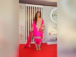 Hina Khan "Feels At Home" In A Stunning Custom-Made Pink Kashmiri Salwar Suit