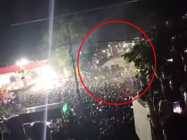 Video: Tin Roof With Hundreds On It Collapses During Music Show In Bihar