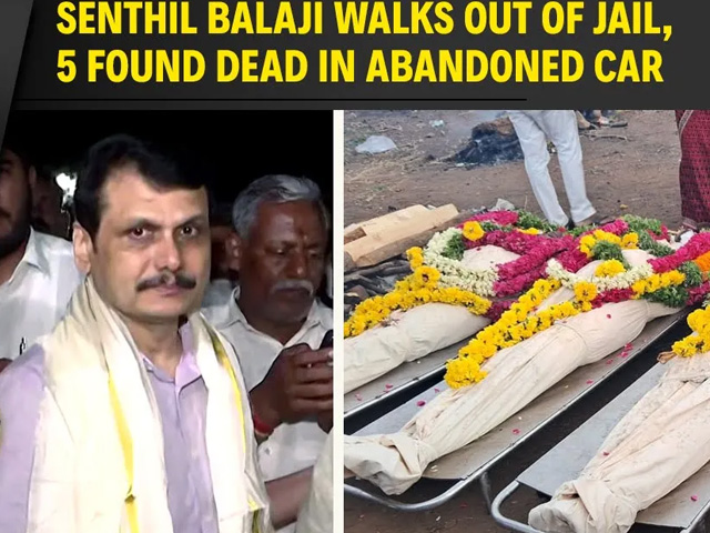 Tamil Nadu Brief: Senthil Balaji Walks Out Of Jail, 5 Found Dead In Abandoned Car