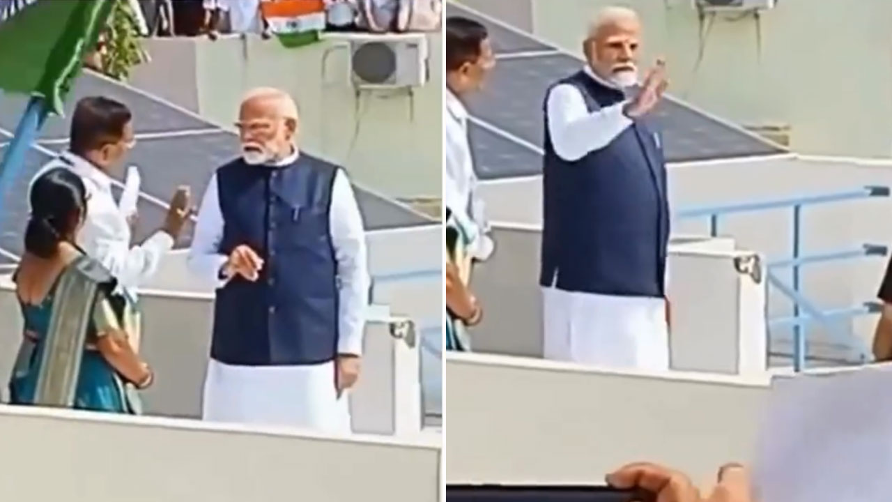 PM Modi Birthday | 'सर हैप्पी बर्थडे' सुनते ही पीएम का रिएक्शन