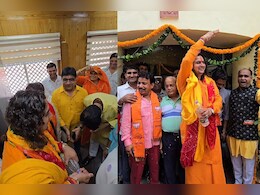 कांग्रेस पार्षदों को गंगाजल और गोमूत्र पिलाकर किया 'शुद्धीकरण', मेयर कुसुम यादव बोलीं-अब भ्रष्टाचार दूर हो जाएगा  कांग्रेस पार्षदों को गंगाजल और गोमूत्र पिलाकर किया 'शुद्धीकरण', मेयर कुसुम यादव बोलीं-अब भ्रष्टाचार दूर हो जाएगा