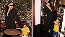 Kareena Kapoor Aces Corpcore Elegance With A Winning Working "Mama" Vibe In A Black Pantsuit
