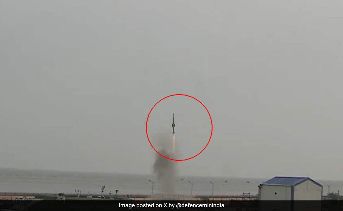 Watch: India Successfully Test Fires Two Surface-To-Air Missiles In 2 Days