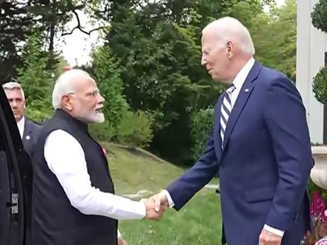 US President Joe Biden Welcomes PM Modi At His Hometown In Delaware