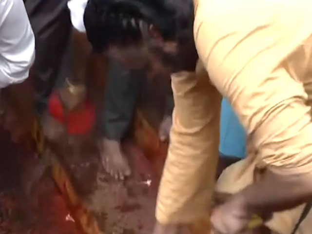 Andhra Deputy CM Pawan Kalyan Perfroms Purification Ritual At Kanaka Durga Temple in Vijayawada