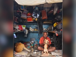 बुजुर्ग मोची की कहानी सुन पसीज उठेगा दिल, छोटी सी दुकान में जानवरों को भी दिया आसरा, मदद के लिए लोगों ने बढ़ाया हाथ