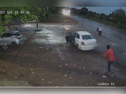 VIDEO: खाने का बिल मांगने पर वेटर को कार से 1 KM तक घसीटा, सुनसान जगह ले जाकर की पिटाई