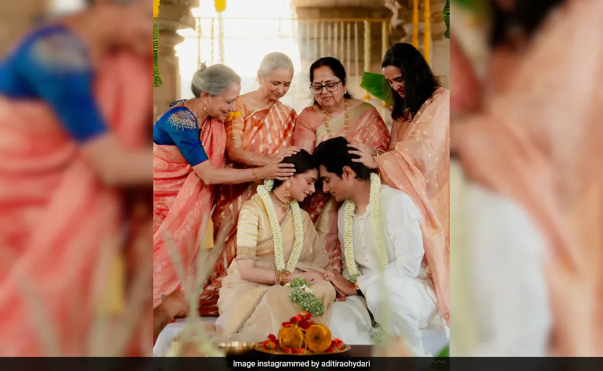 To Newlyweds Aditi Rao Hydari And Siddharth,  With Love From Nayanthara, Alia Bhatt, Priyanka Chopra And Other Stars