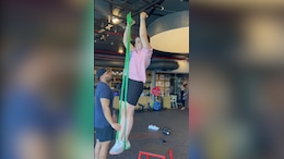 Zareen Khan's Intense Banded Pull-Up Workout Will Leave Your Arms The Good Kind Of Sore