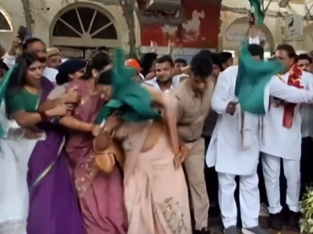 BJP Lawmaker Falls On Rail Track While Flagging Off Vande Bharat Train