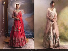 Sonakshi Sinha Looked Like A Royal Indian Bride All Over Again In Maximalist <i>Lehengas</i> On The Cover Of Elle Wedding Book Sonakshi Sinha Looked Like A Royal Indian Bride All Over Again In Maximalist <i>Lehengas</i> On The Cover Of Elle Wedding Book
